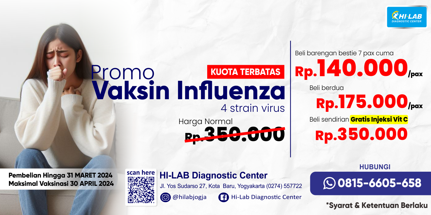 Promo Maret - Promo Vaksin Influenza